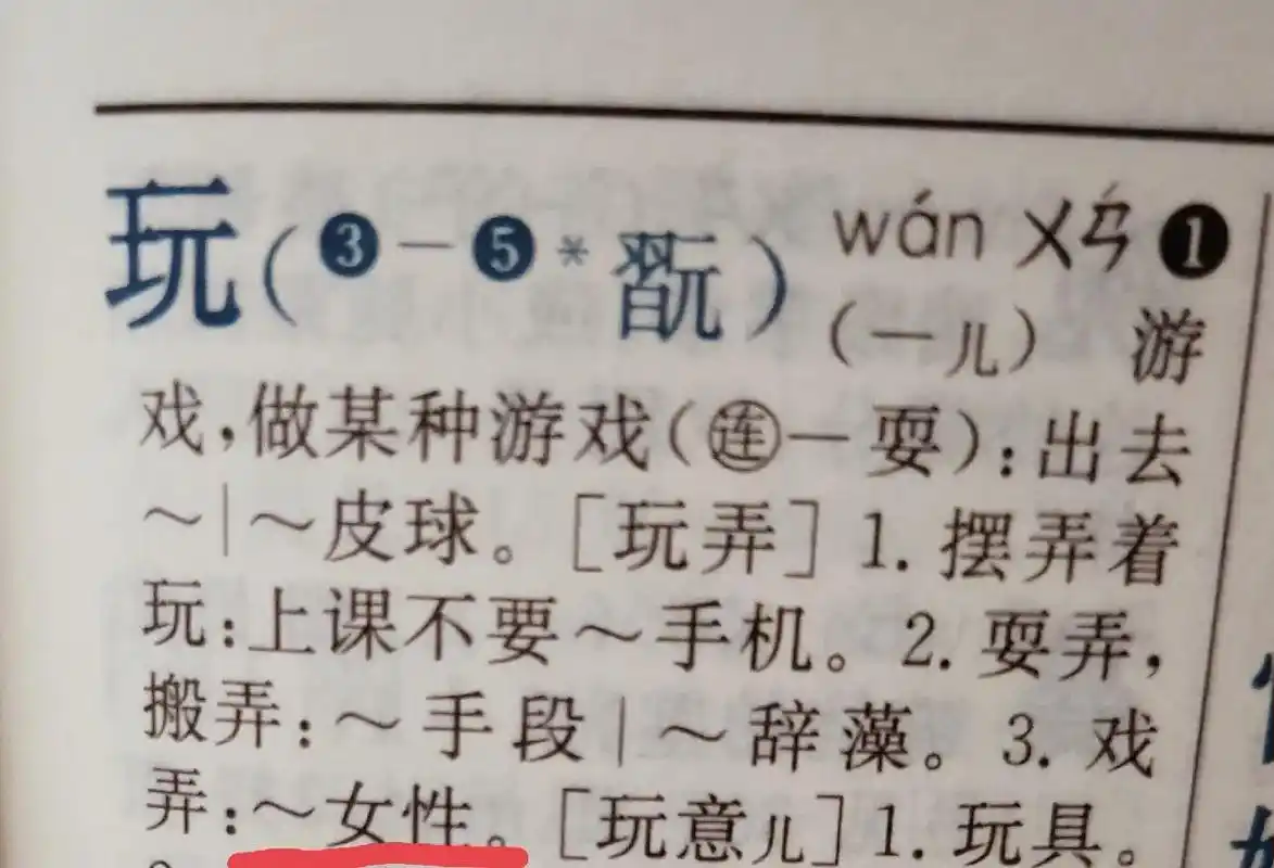 新华字典教你孩子组词～累(孩子是累赘)玩(玩女性)我的天95 - 抖音