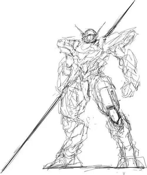 这台不是宇骑,真的不是宇骑,虽然画设定的时候我就觉得俩天线