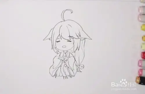 狐妖小红娘怎么画