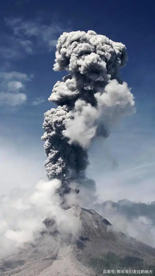 火山爆发的高清大图欣赏