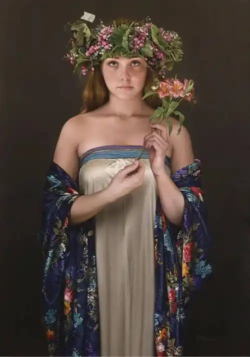 美国艺术家谢里丹的超写实人物油画艺术作品赏析