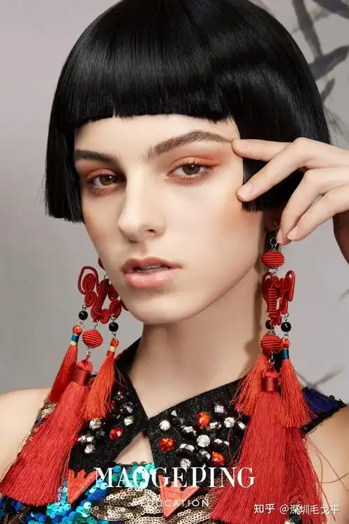 毛戈平美妆学院学员新娘造型作品