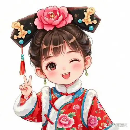 小格格欢笑间,时光静好如诗行.愿她的每一天都充满阳光与希望. #头像