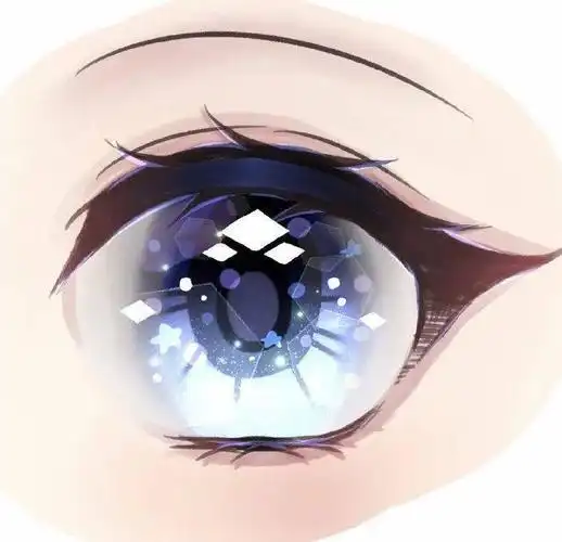 眼睛素材blingbling大眼睛练习临摹新手初学者动漫人物教程