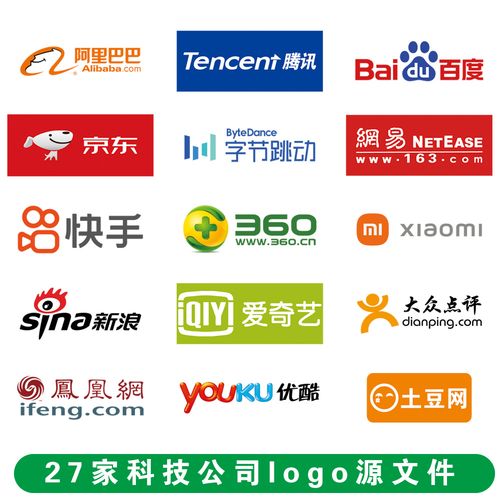 科技公司源文件ai格式拼多多京东腾讯阿里巴巴logo高清eps可编辑