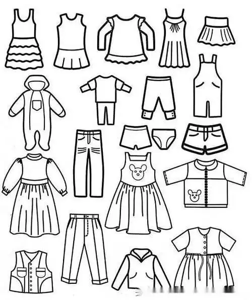 衣服简笔画繁杂