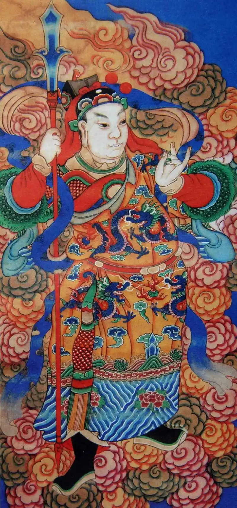 二郎神,亦称川主,显圣二郎真君,二郎真君,二郎神君,灌口二郎,灌江神