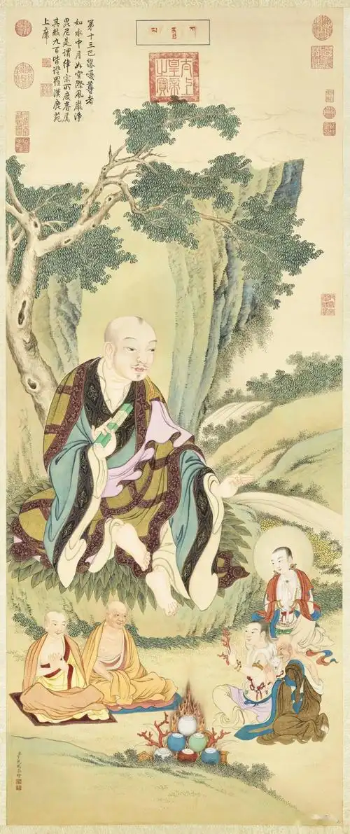 清丁观鹏佛绘作品欣赏