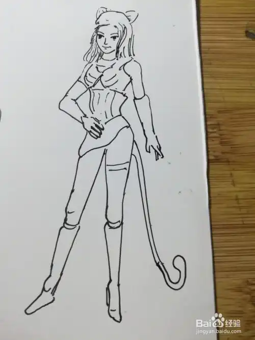 斗罗大陆朱竹清怎么画简笔画