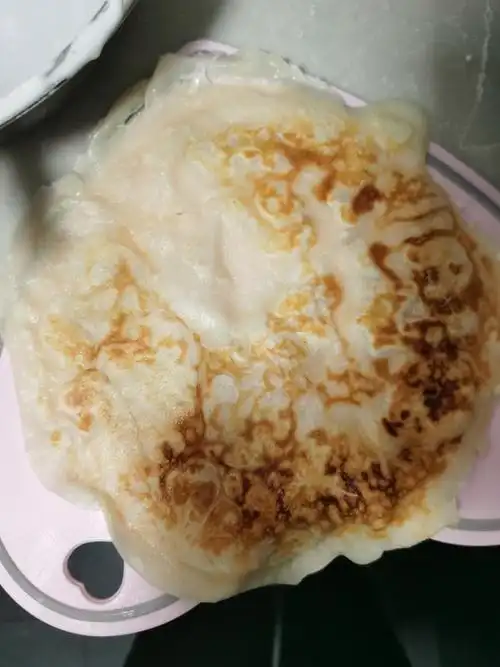 miniq1031做的菜鸟也会的糯米粉煎饼