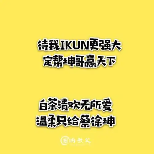 在打call这件事上ikun绝不认输ikun霸气应援口号赏析