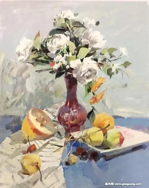 优秀的色彩静物作品,色彩静物图片临摹