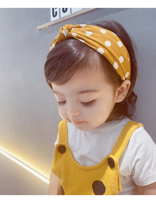 现货速发婴儿发箍简约可爱女宝宝小号加宽包布发带儿童拍照头箍发饰m6