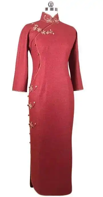 如何裁剪好一件羊毛旗袍该