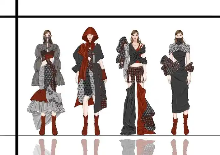 服装效果图系列