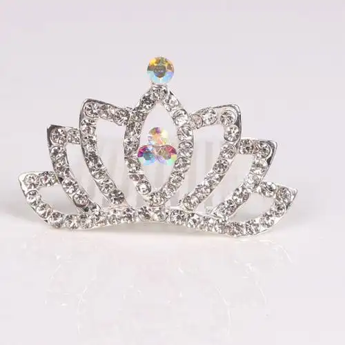 抖音新款新款儿童头饰皇冠水钻新娘皇冠小公主发饰发箍