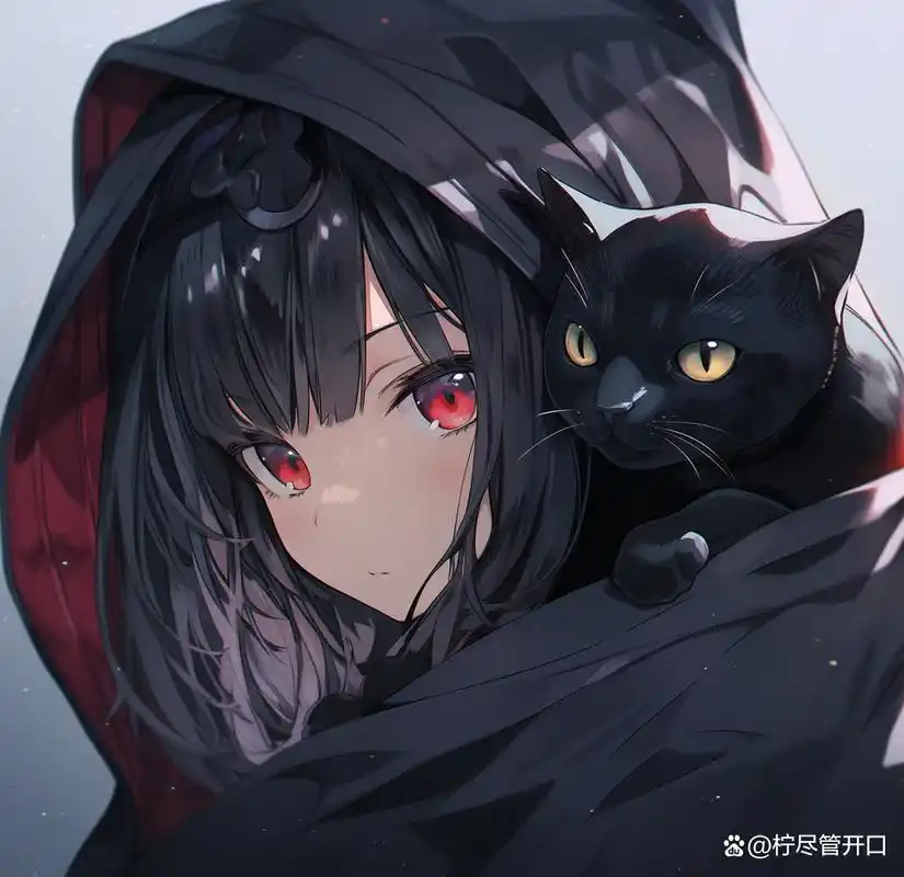 女生头像|红色系头像|二次元女生头像|冷酷女生头像