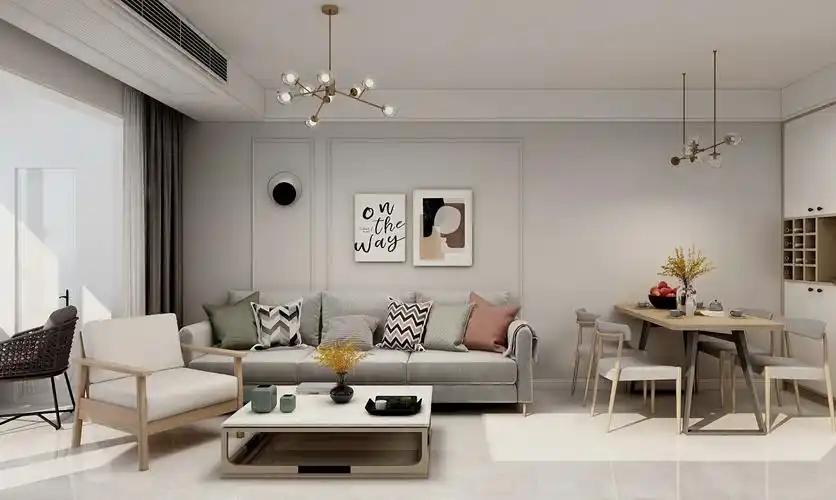 弘阳时光澜庭现代简约装修效果图