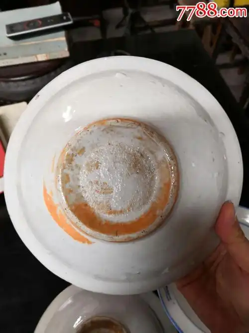 民国瓷器粗瓷碗3个