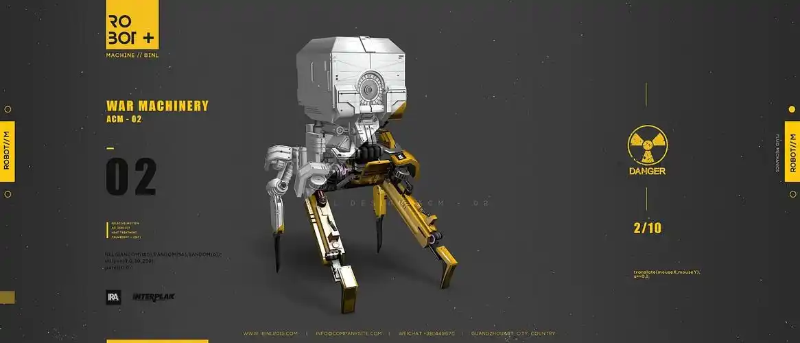 男生机械癖 machine怪物 cinema 4d练习