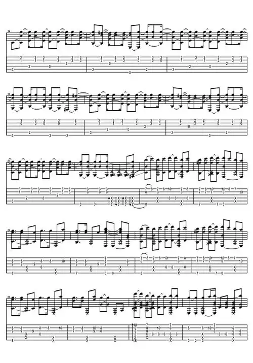 恋爱循环吉他谱