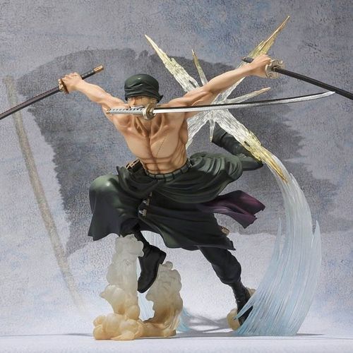 万代 figuarts zero海贼王两年后 炼狱鬼斩 索隆 战斗版 手办