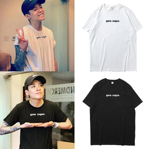 fx组合刘逸云ins衣服印花同款短袖t恤男女休闲打底衫