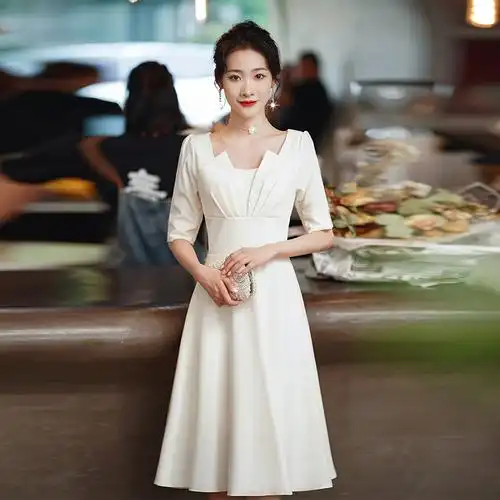 礼服裙女宴会气质参加婚礼