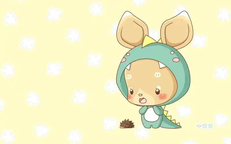 小宾宾 可爱卡通宽屏壁纸_电脑之家pchome.net