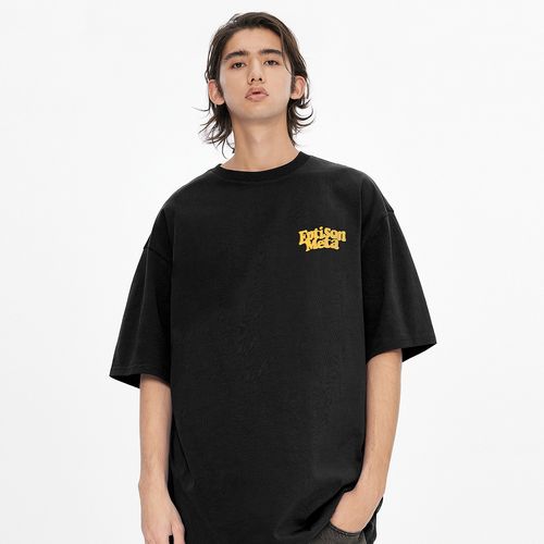 【夏季风尚】潮流男女同款潮酷hiphop印花短袖t情侣款