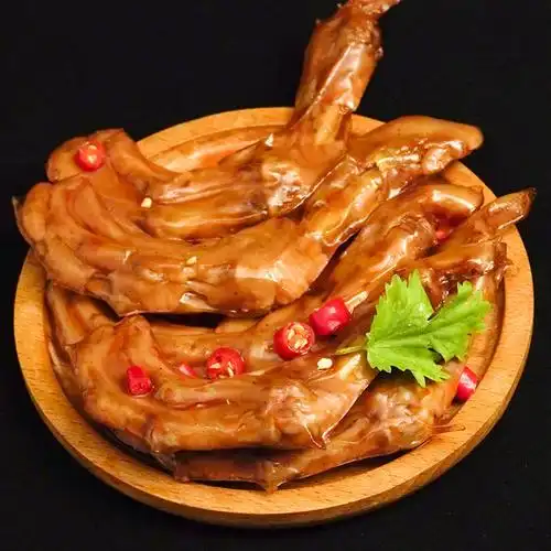 甜辣鸭掌鸭爪辣小鸭卤鸭掌鸭爪卤味食小食休闲香辣甜辣味特产小吃充饥