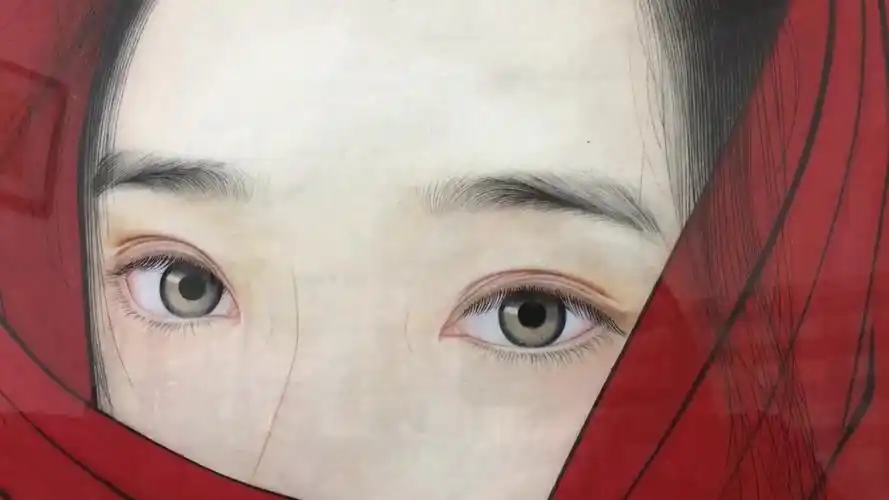 工笔人物:大眼睛