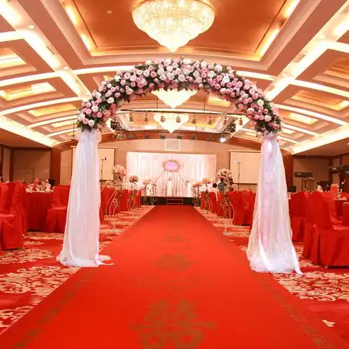 结婚婚庆一次性大红地毯婚礼喜宴开业庆典装饰布置用品红地毯套装