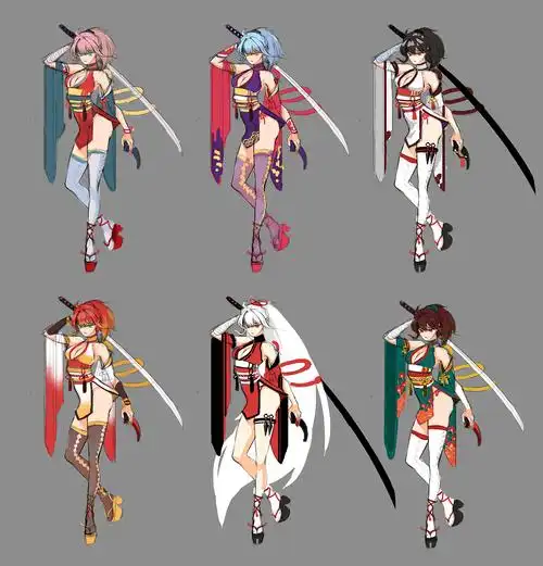 二次元角色卡牌作品