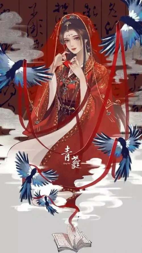 古风壁纸合集大喜之日红装嫁女