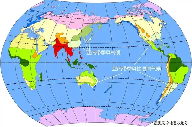 "亚热带季风气候"和"亚热带季风性湿润气候"是同一种气候吗?_地区