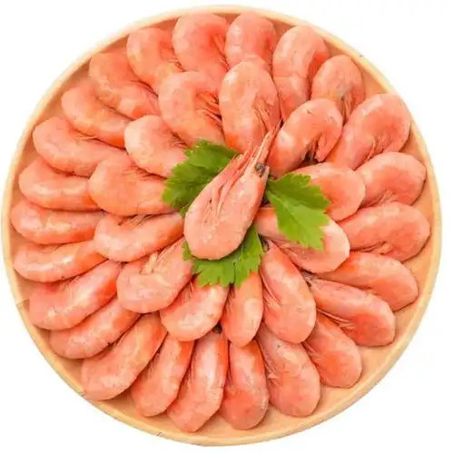 熟冻加拿大北极甜虾 400g袋装 50-60只 msc认证 虾类高清大图|实物图