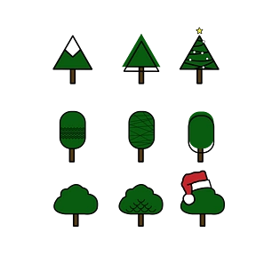 几何可爱图案图片大全