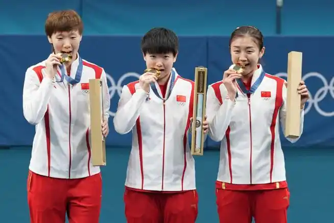 乒乓球女团决赛##国乒女团金牌##国乒女团vs日本女团##巴黎奥运会