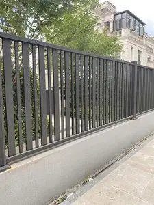 定制铝合金围墙护栏铝艺庭院围栏栅栏别墅花园阳台栏杆中式不锈钢