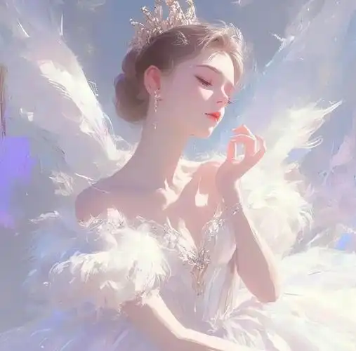 头像分享,白色系仙女头像,唯美梦幻