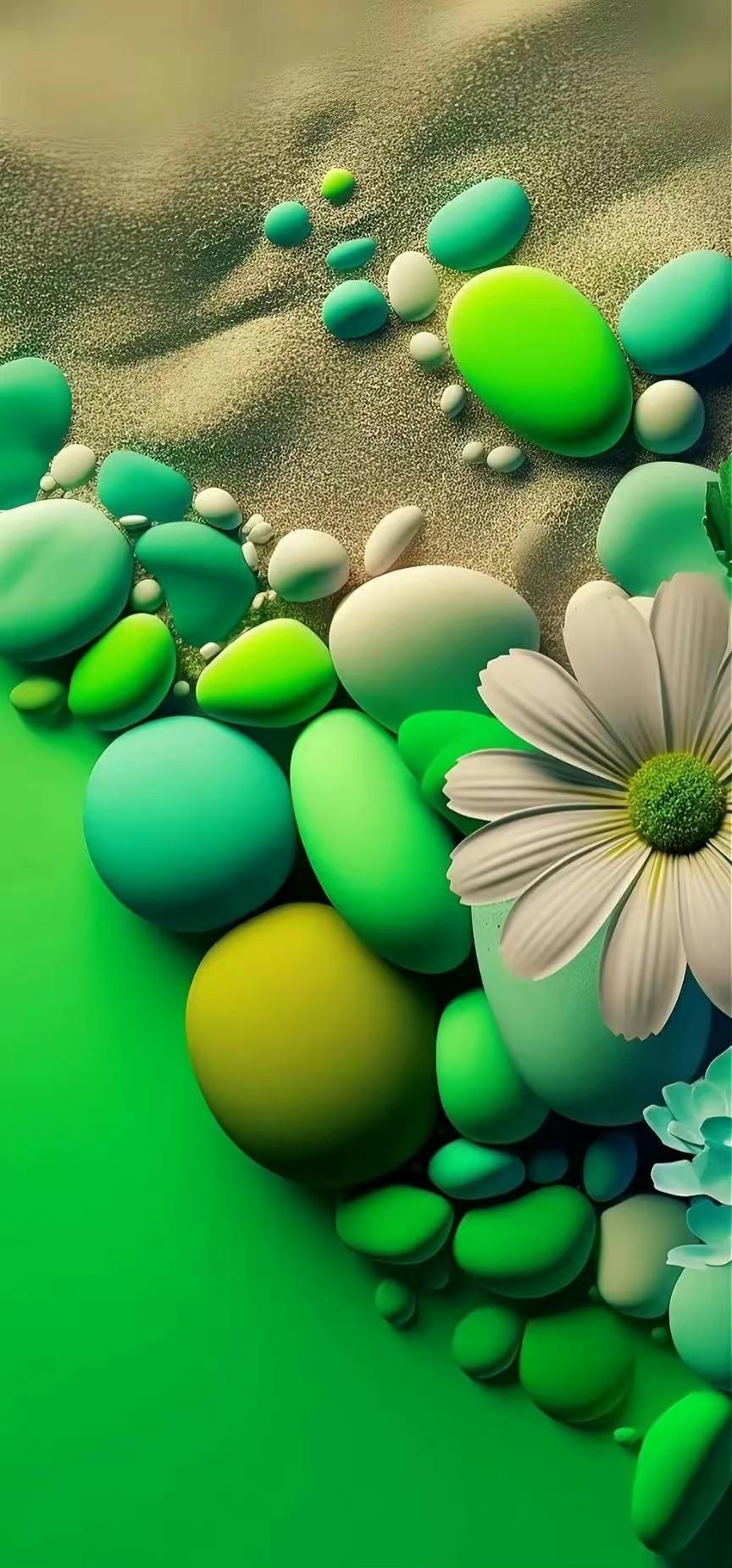 禄贵祺 的想法: 95 分享我的壁纸:治愈系绿色,愿冬日暖阳.