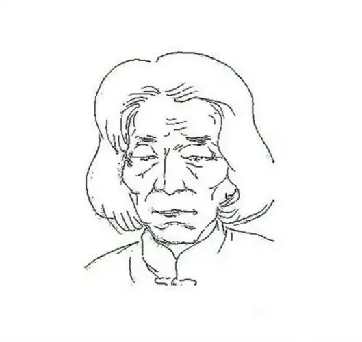 看到白发苍苍的老人,有没有想给老人画一张漂亮的苍老的老人头像简笔