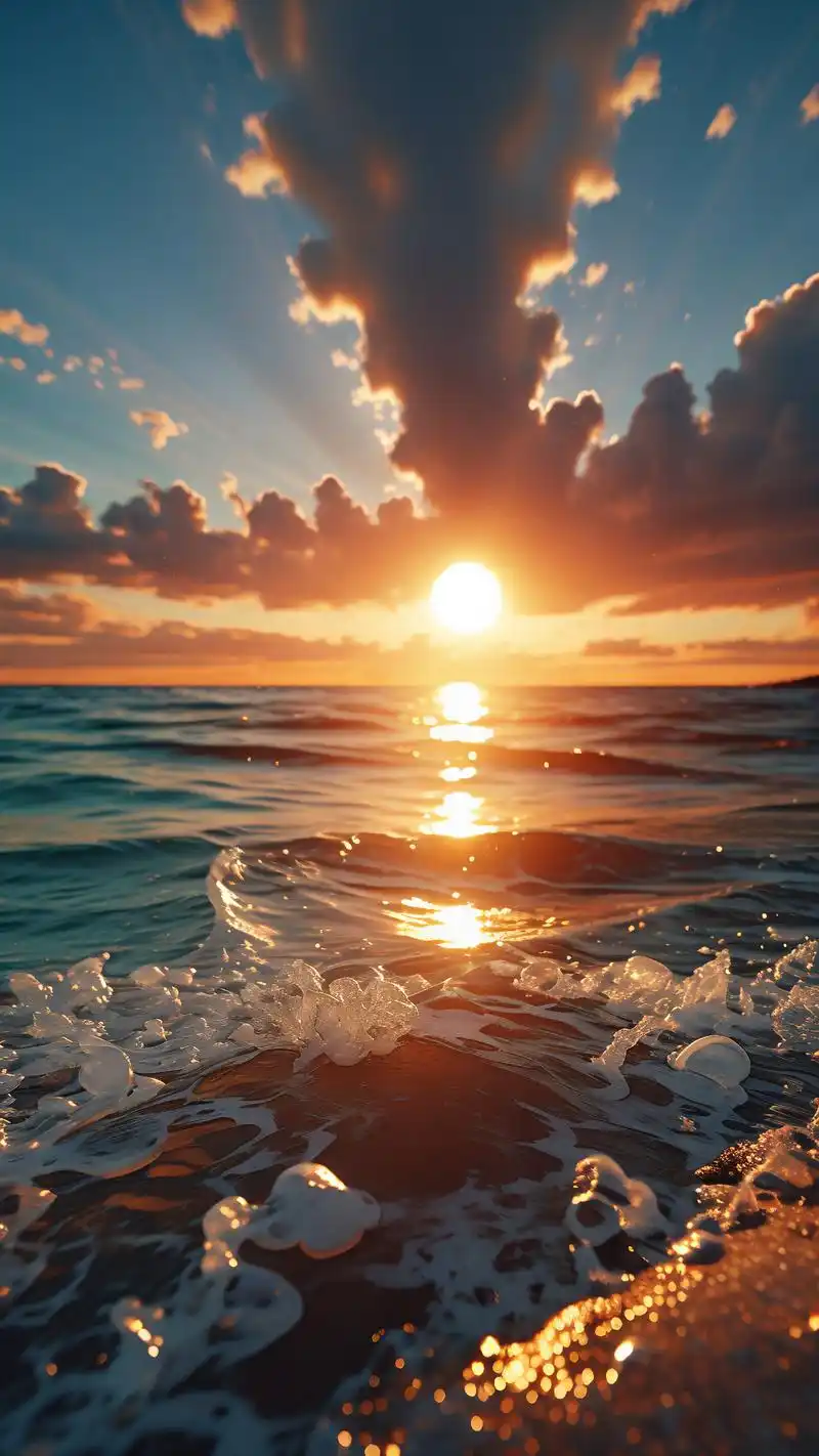 这些海边美景的微信背景图也太好看了吧!