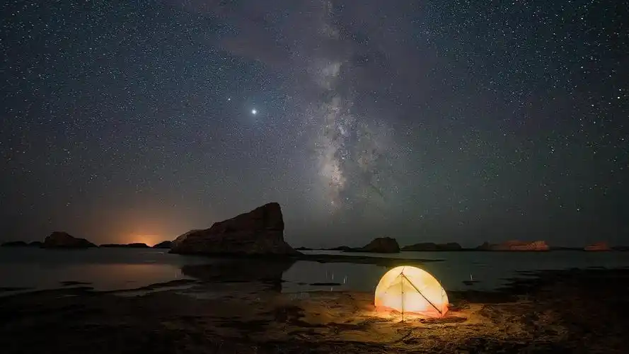 梦幻唯美星空夜景图片桌面壁纸