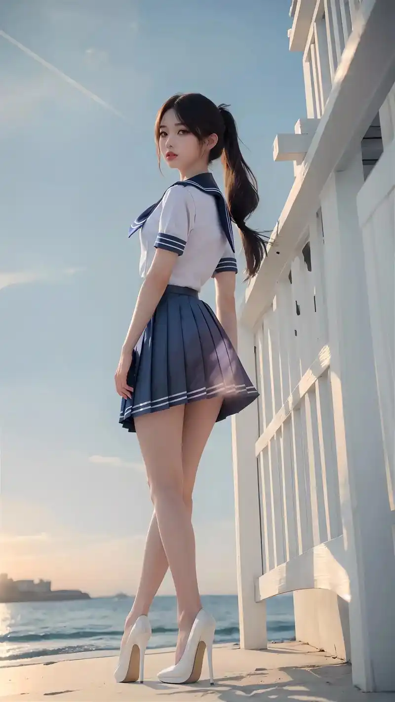 我们一起远航,去看看大海,吹吹海风.#jk制服 #水手 #a - 抖音