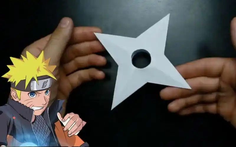 how to make a naruto shuriken out of paper