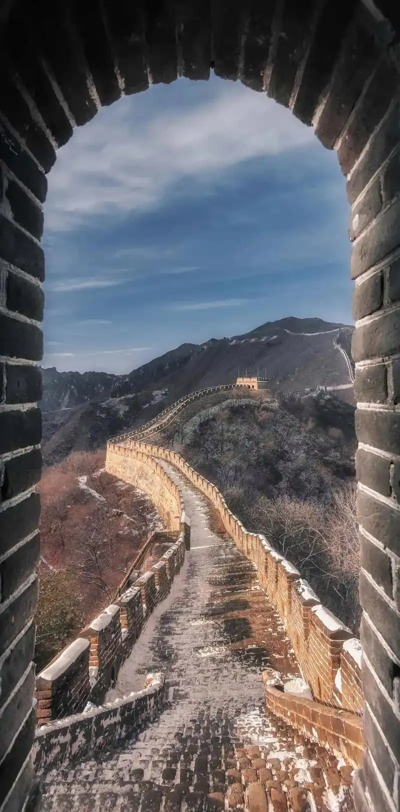 长城壁纸,万里长城憾玉皇,蜿蜒屹立世无双