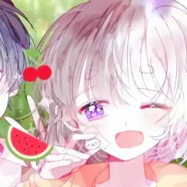 蠢萌动漫情头,情侣头像图片