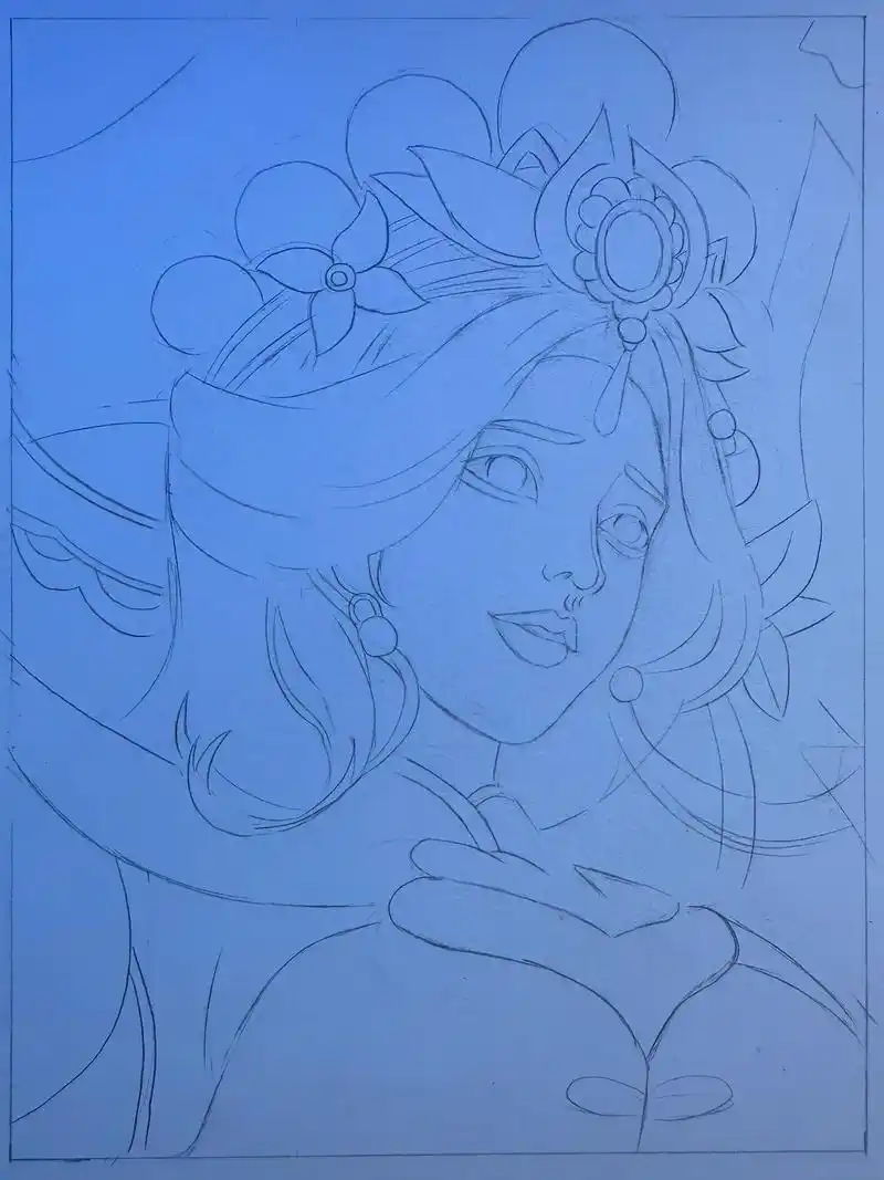 讨厌你,金属#手绘 #露娜 - 抖音